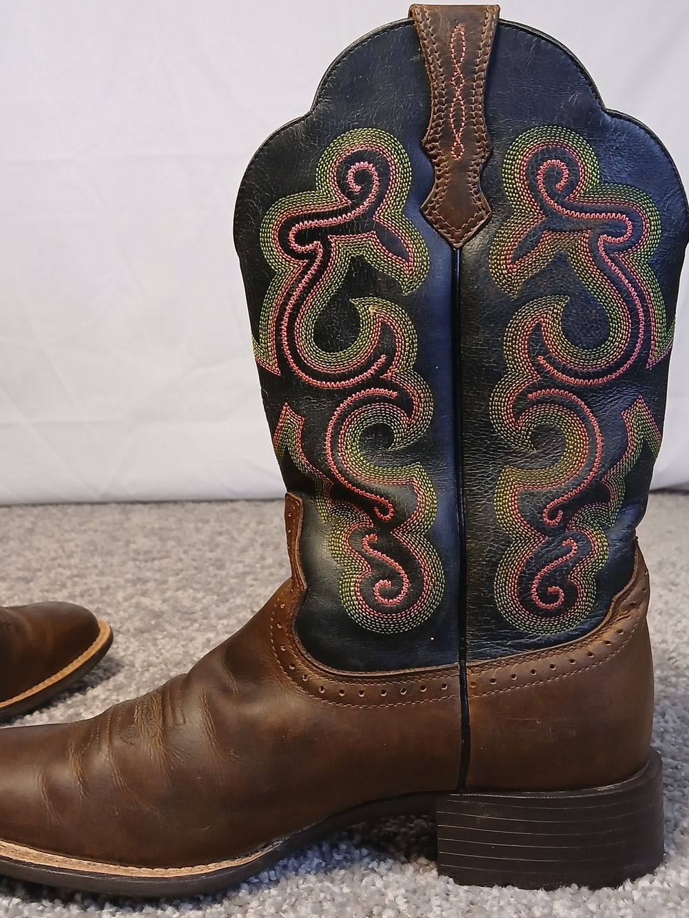 Ariat Women's Quickdraw Western Cowgirl Boots - Size 9B - Picture 7 of 16